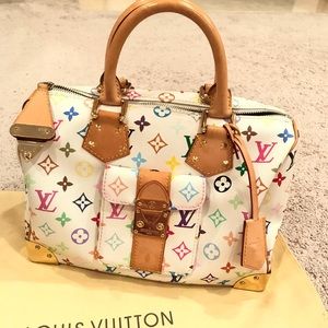 LV multicolored speedy 30